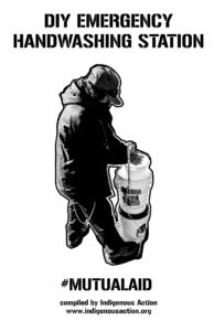 DIY Emergency Handwashing Station Instructions Zine