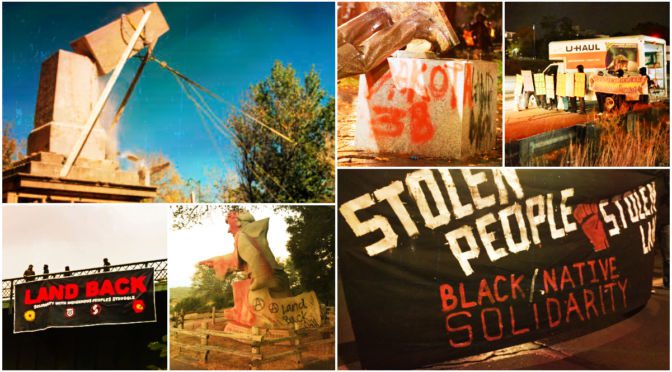 Colonial Statues Fall as Indigenous People’s Day of Rage Takes to the ...