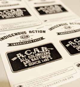 A.C.A.B. All Colonizers Are Bastards Embroidered Patch