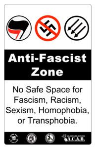 Anti-Fascist Zone Poster