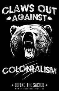 Claws Out Against Colonialism Poster
