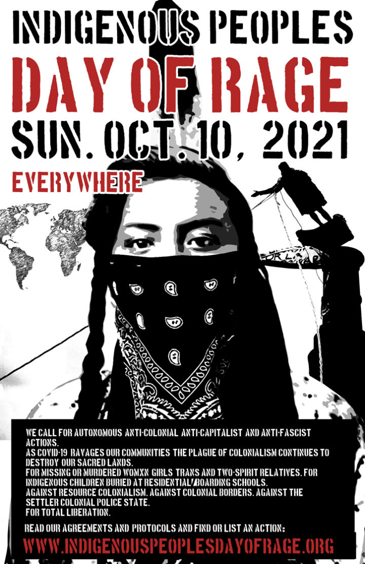 Indigenous Peoples Day of Rage Against Colonialism Round Two