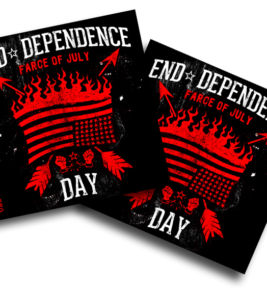 End*Dependence Day Tshirt + Stickers
