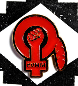 Indigenous Feminist Enamel Pin