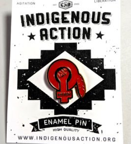 Indigenous Feminist Enamel Pin