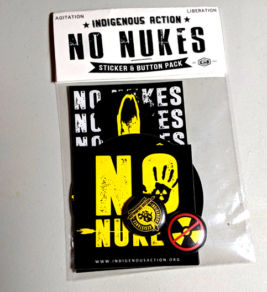 No Nukes Sticker & Button Pack