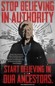 Stop Believing in Authority Poster
